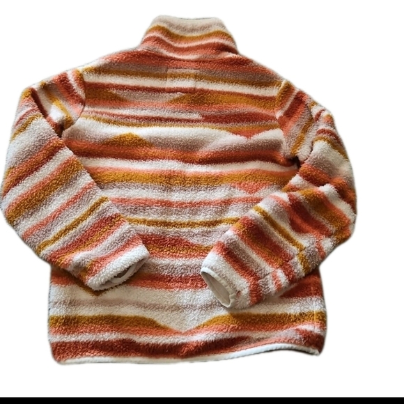 Billabong Womans Switchback Colorful Fleece Cozy Pullover Jacket S - Picture 10 of 14